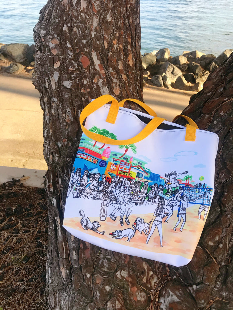 Pacific Beach San Diego Tote Bag